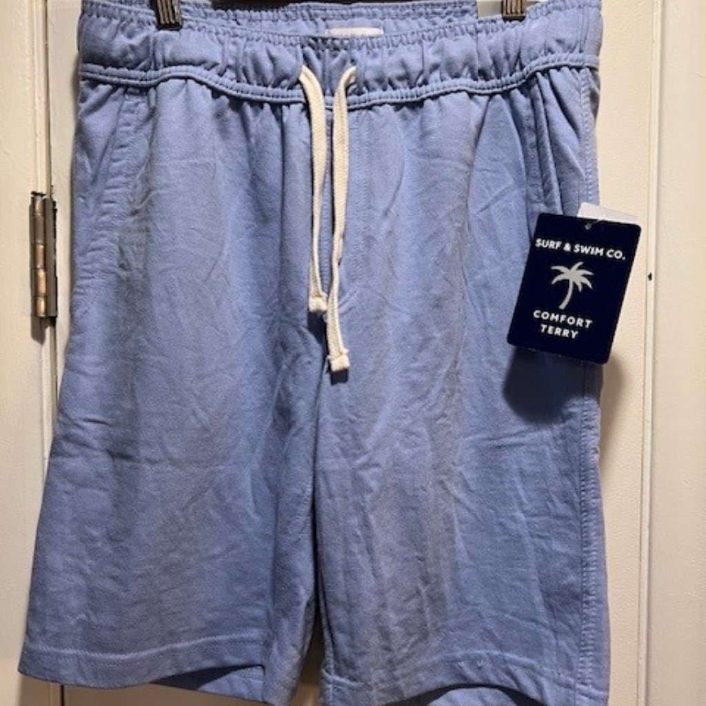 Men's Surf & Swim Shorts Comfort Terry Shorts, Nwt, Riviera, Sz M